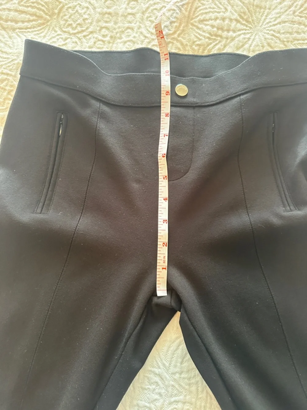 Philosophy Black Slim Ponte Ankle Pants Leggings